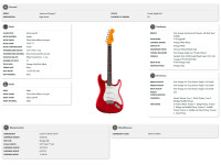 Fender AV II 65 Strat RW CAR Fender AV II 65 Strat RW CAR
